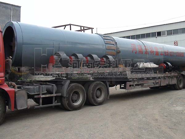 發(fā)往鄂爾多斯頁巖陶?；剞D(zhuǎn)窯發(fā)貨現(xiàn)場(chǎng)